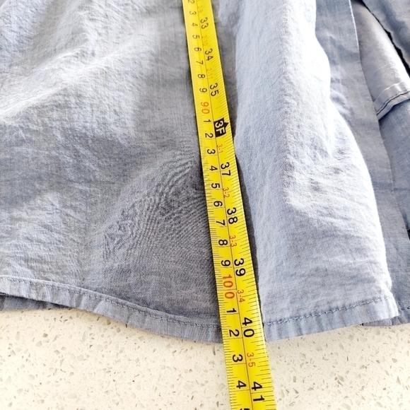 Who What Wear A-Line Shirt Dress Medium Sleeveless Lined Button Front Tie Back - Picture 9 of 16